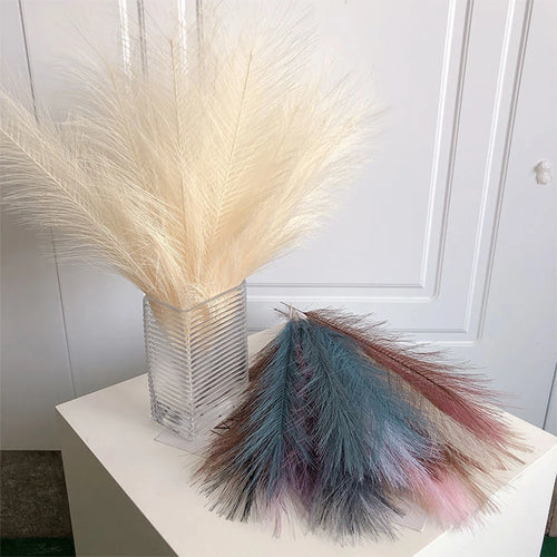 Set of artificial pampas for wedding and party decoration - vue 6 sur 18