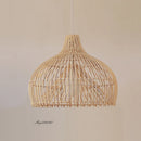 Japanese rattan pendant light for Asian restaurant pastoral style