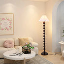 High-end wooden floor lamp for retro interior decor