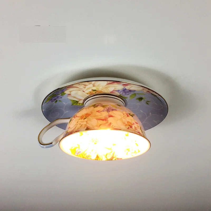 LED Cup Ceiling Light Nordic Restaurant Cafe Corridor Entrance Light Modern Ceiling Lamp Ceiling Decoration