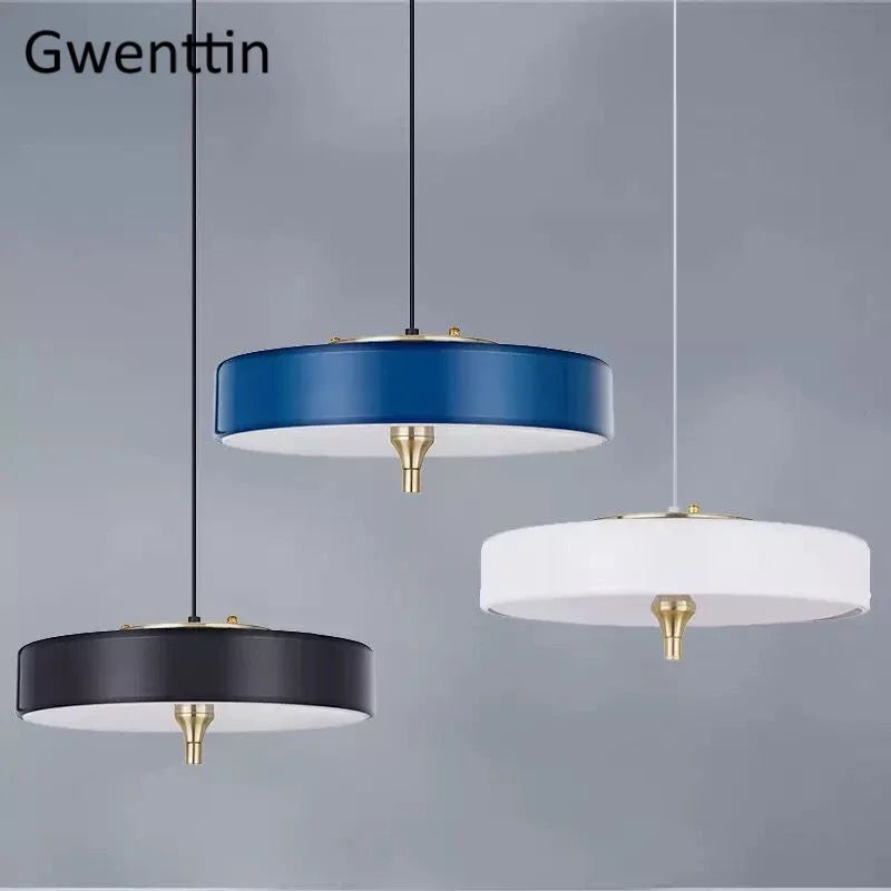 Nordic round pendant light LED for modern decor