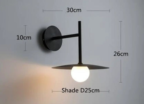 Modern LED wall light with single adjustable arm - vue 11 sur 12
