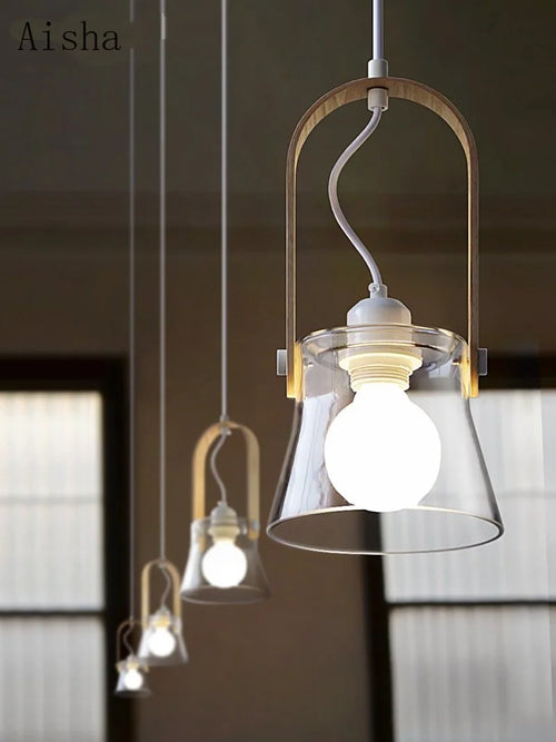 designer glass chandelier for modern interior decoration - vue 3 sur 9