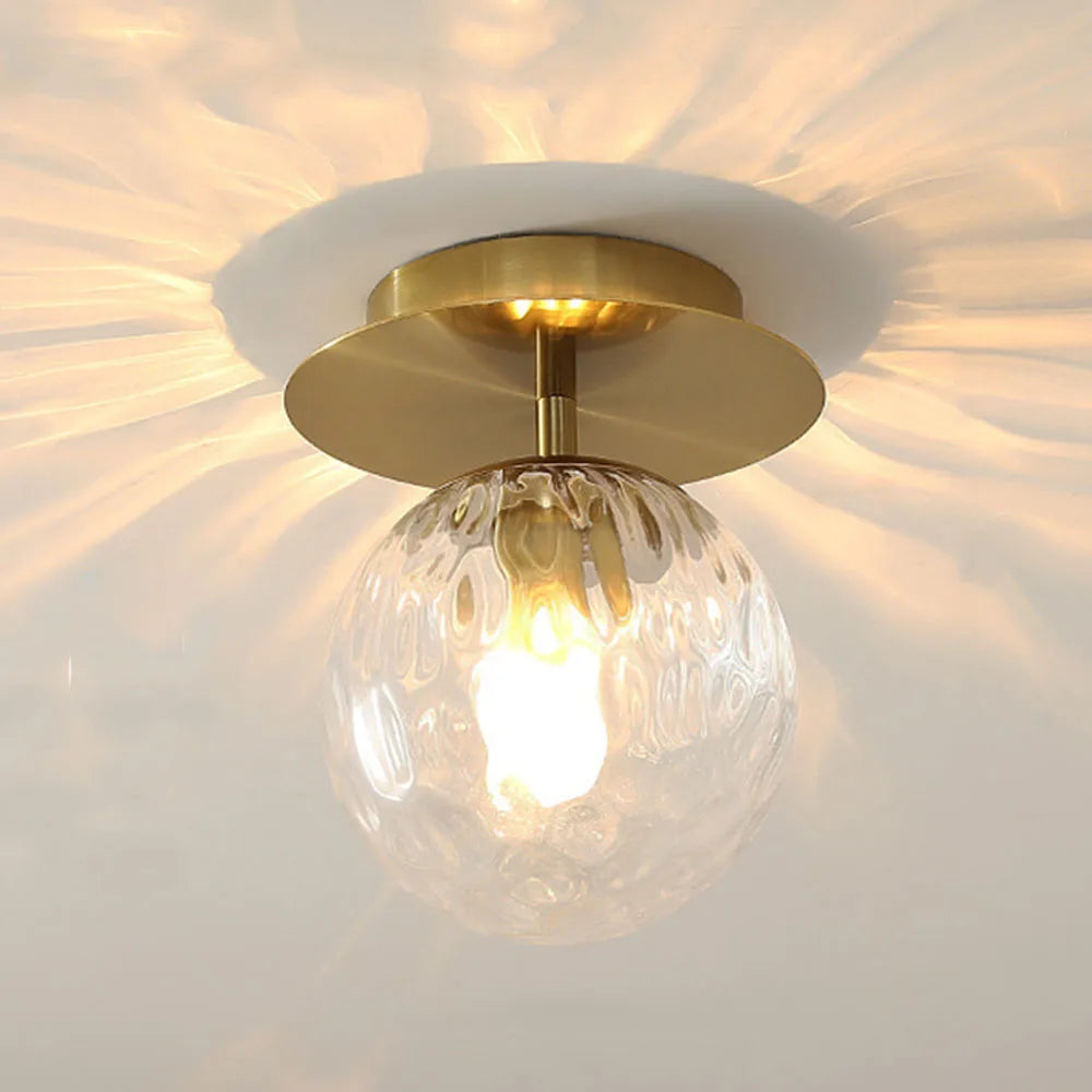 Modern glass ceiling light for elegant lighting