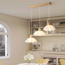 Wooden pendant chandelier for modern decor and inviting ambience