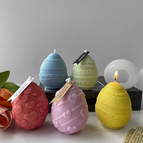 DIY Easter egg silicone candle mold - vue 3 sur 21