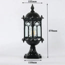 lampe pilier d'extérieur rétro pour éclairage de paysage
