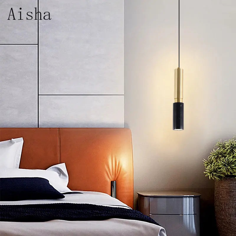 Nordic style terrazzo pendant light for interior decoration - vue 3 sur 10