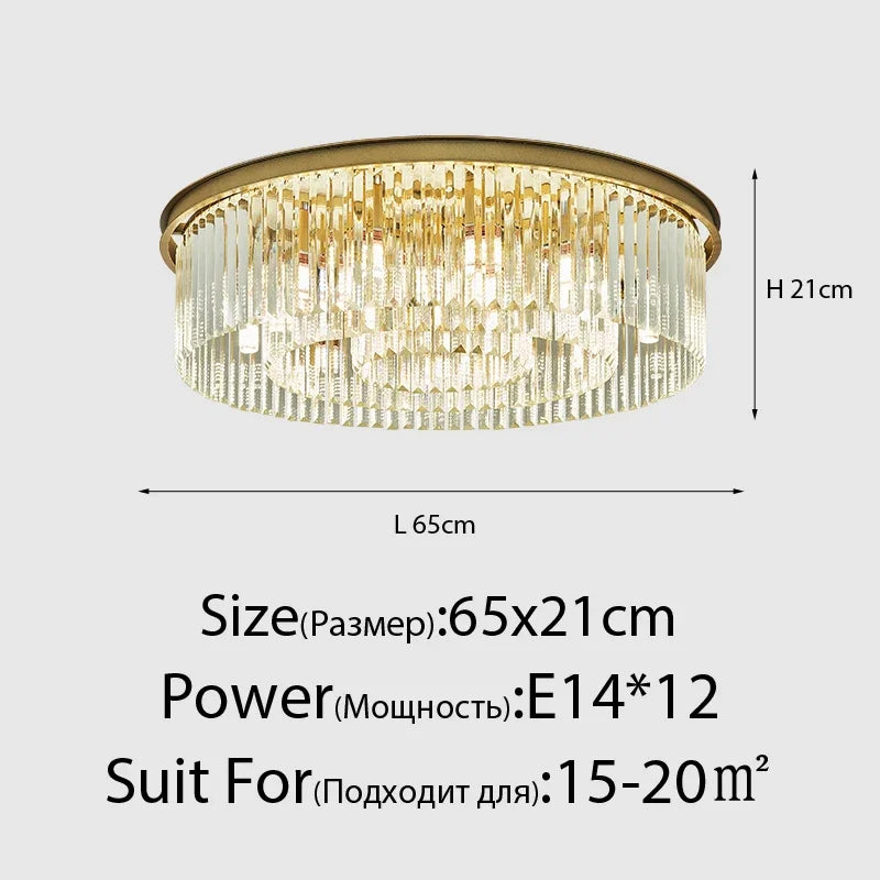 Luxury Italian style crystal chandelier for interior decoration - vue 10 sur 21