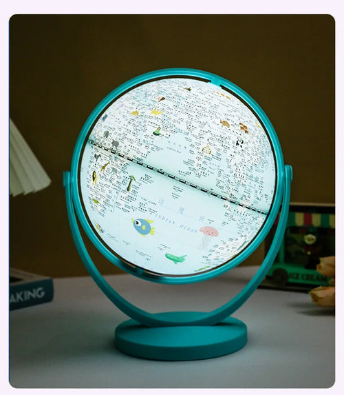 smart desk lamp with globe creative gift for kids - vue 6 sur 14
