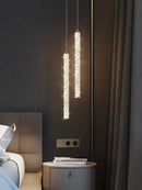 Modern crystal bedside lamp for interior decoration