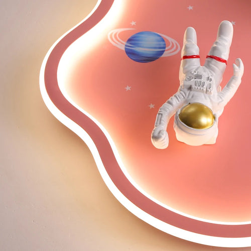 Children's astronaut cartoon LED lamp with eye protection - vue 5 sur 10