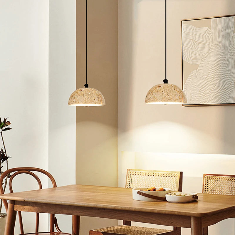 Wabi Sabi 3-head minimalist pendant light for restaurants