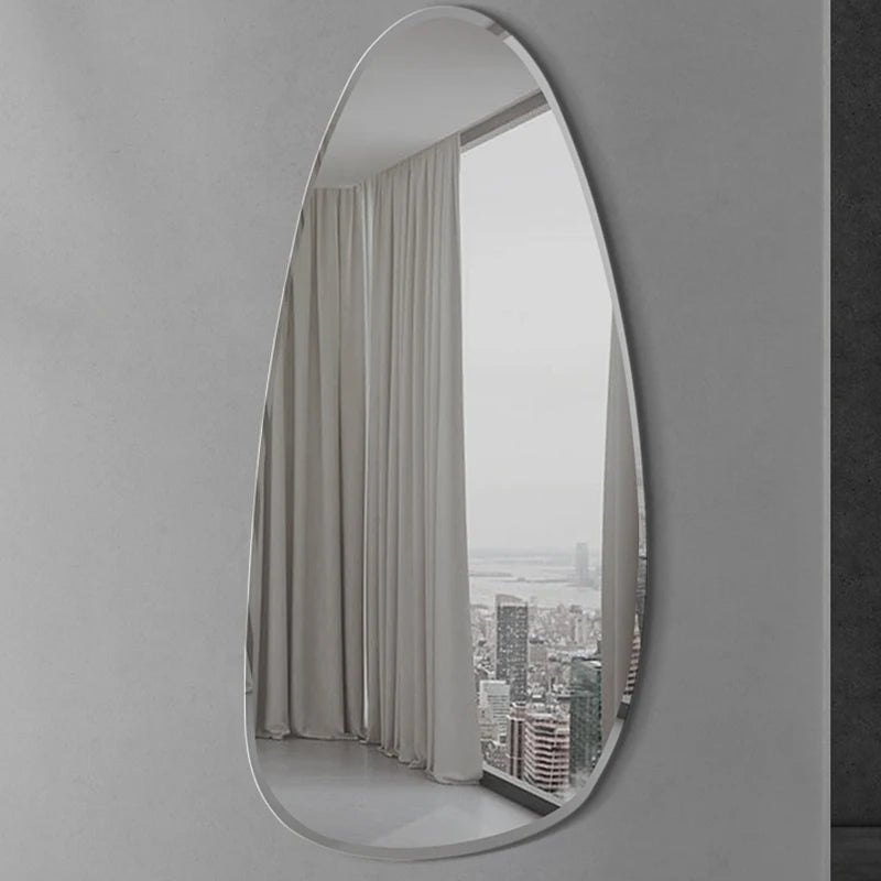 Large modern nordic mirror for stylish interior decoration - vue 4 sur 9