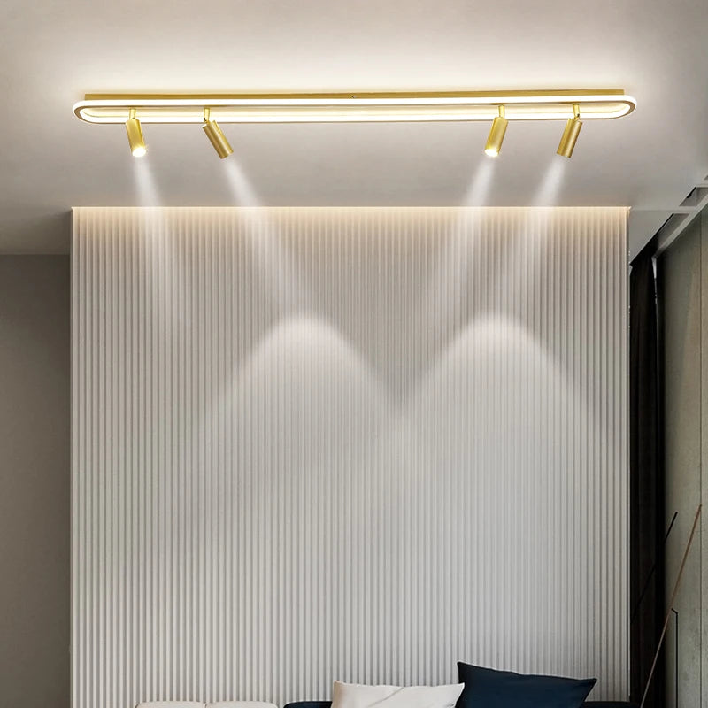 Modern LED chandelier for indoor dimmable lighting - vue 3 sur 18