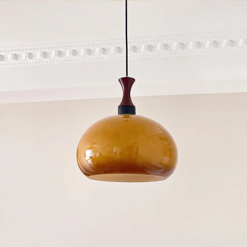 Bauhaus chandelier medieval Japanese retro glass living room bedroom office bar