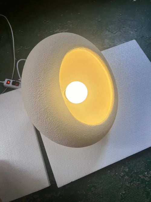 Nordic wabi sabi LED pendant light for bright restaurants - vue 3 sur 10