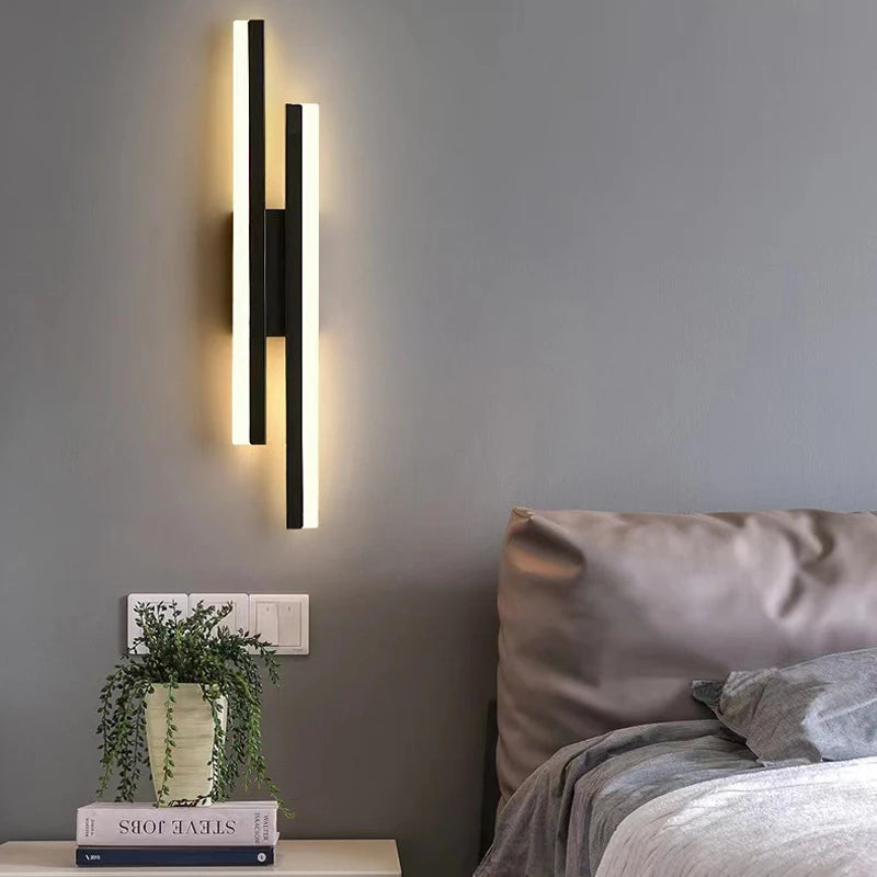 Modern minimalist LED indoor wall light - vue 5 sur 9