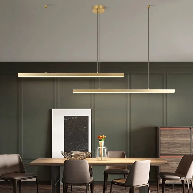 Modern creative pendant light with interchangeable design for interior decor - vue 3 sur 9