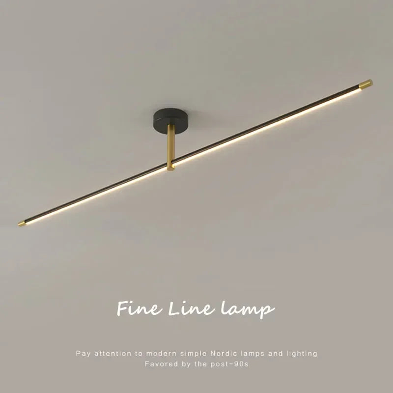 Modern LED chandelier for hallway and decorative mirror