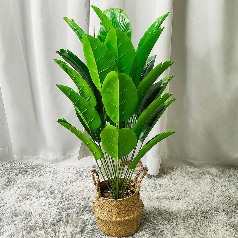 Large artificial banana plant for indoor and outdoor decoration