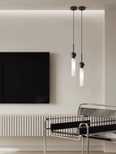 Marble and copper wall light for interior decoration