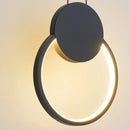 Modern acrylic moon eclipse pendant light with LED