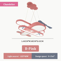 Airplane chandelier for children's room nordic creative decor