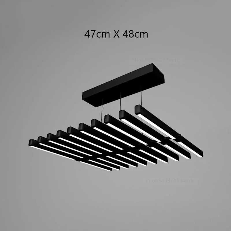 Modern Nordic style LED pendant ceiling light indoor decorative lighting - vue 8 sur 14