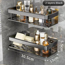 luxury rustproof wall shelves for bathroom accessories