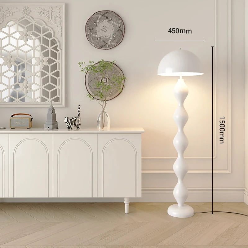 Butter gourd floor lamp creative design with foot switch high level