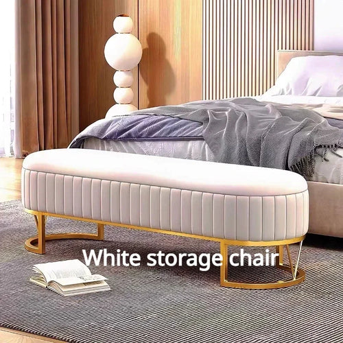 Nordic modern stool, lightweight and practical for storage - vue 4 sur 11