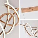 Modern designer chandelier for elegant and refined indoor lighting
