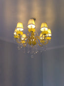 Elegant modern crystal chandelier for weddings