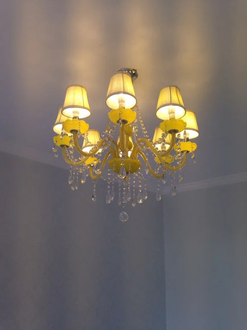 Elegant modern crystal chandelier for weddings - vue 14 sur 13