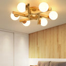 Nordic wood design chandelier for interior decoration