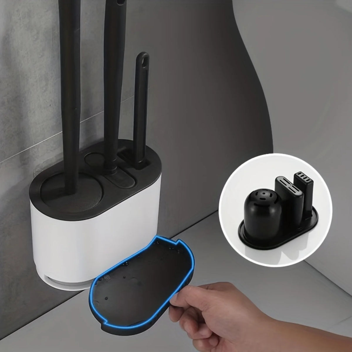 Silicone brush set for quick and easy cleaning - vue 6 sur 8
