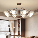 Medieval flower chandelier retro style for a cosy atmosphere