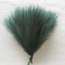 Set of 10 artificial pampas grass bouquets for interior decoration