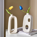 modern ceramic vase for indoor and outdoor decoration