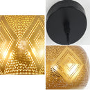 Sandyha Southeast Asian style gold LED chandelier for interior decor