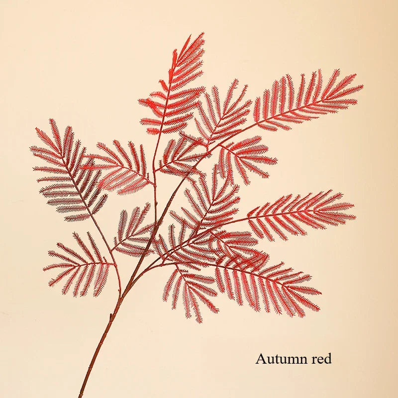 Artificial mimosa plant for rustic decor and photography accessories - vue 8 sur 10