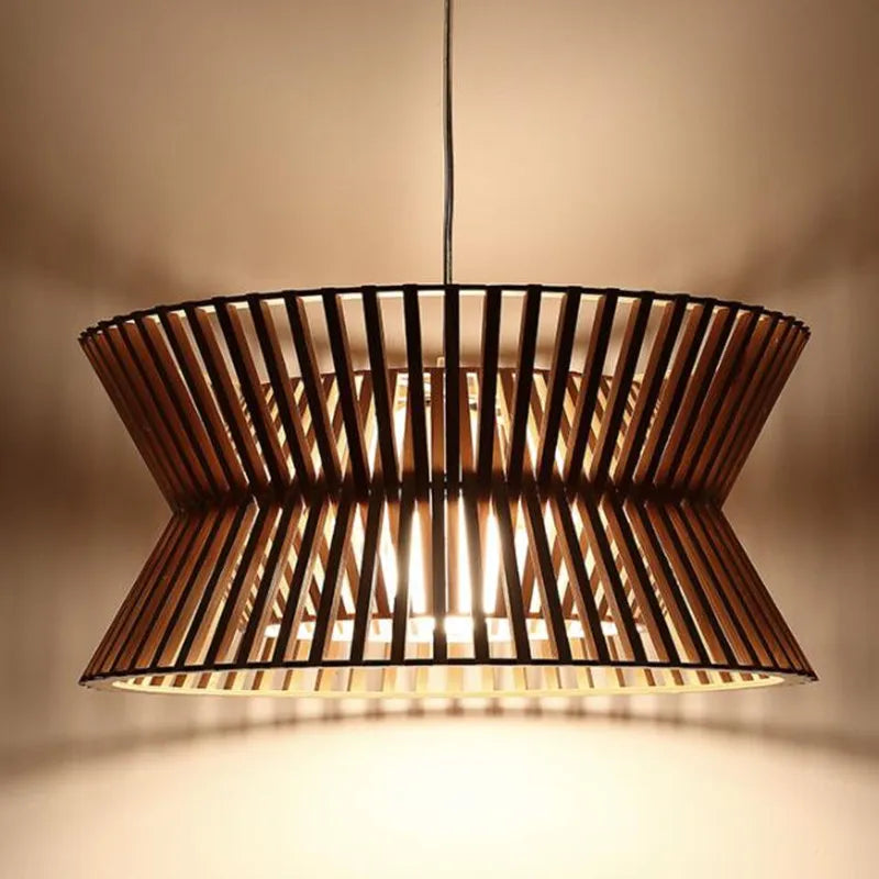 Solid wood chandelier nordic style for indoor lighting