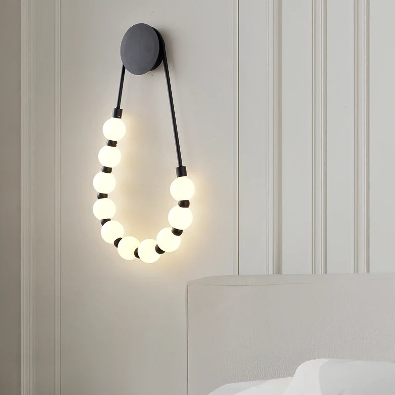 Modern fantasy house LED wall light - vue 3 sur 11