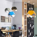 Nordic style geometric iron pendant light for interior decoration
