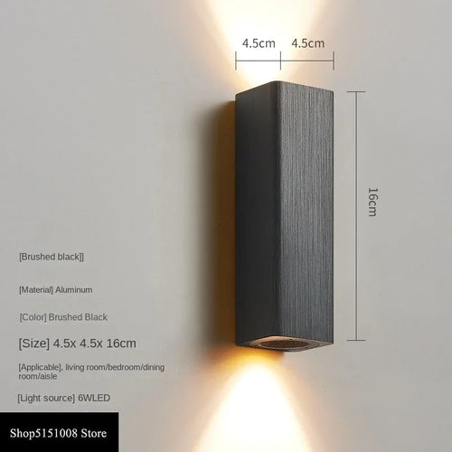 Modern indoor LED wall light - vue 7 sur 15