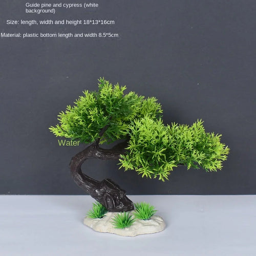 Artificial bonsai plant in plastic for interior decoration - vue 20 sur 41