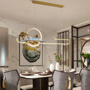 Chinese style pendant light for a zen and modern atmosphere