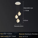 Magnolia ceramic chandelier