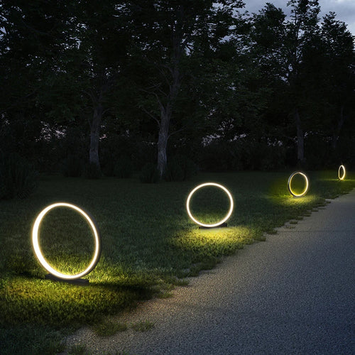 Modern waterproof garden lamp for outdoor lighting - vue 5 sur 7